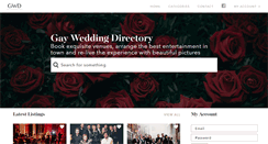Desktop Screenshot of gayweddingdirectory.com