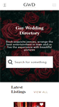 Mobile Screenshot of gayweddingdirectory.com